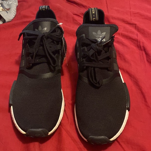 NIB Adidas NMD_R1 black and white size: 12 - Picture 2 of 9